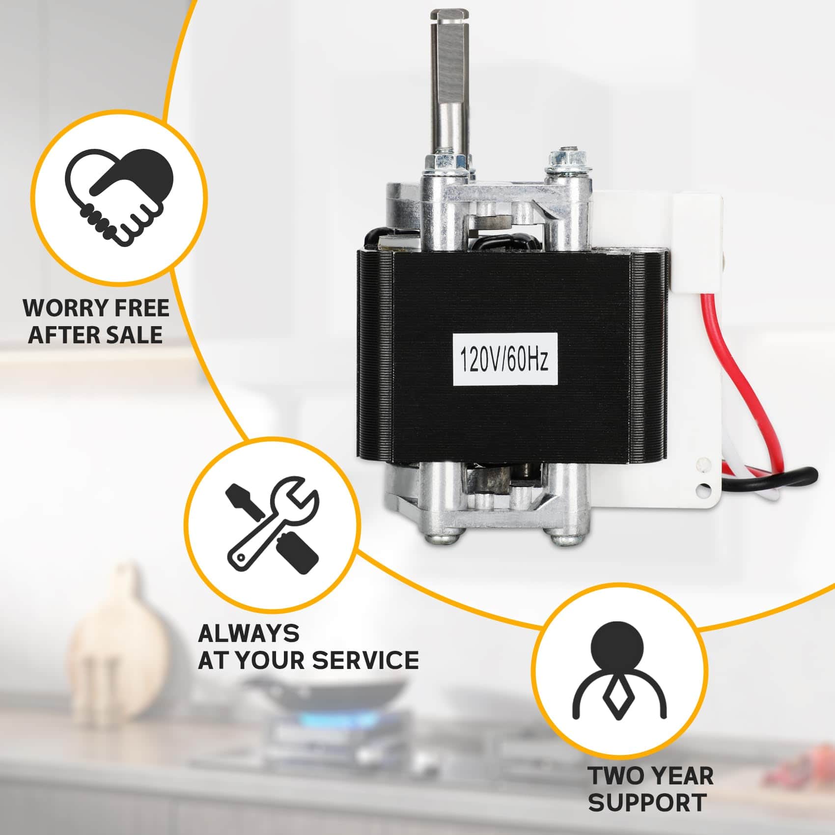 Motor del Ventilador S99080666 Compatible con Campana - Imagen 8