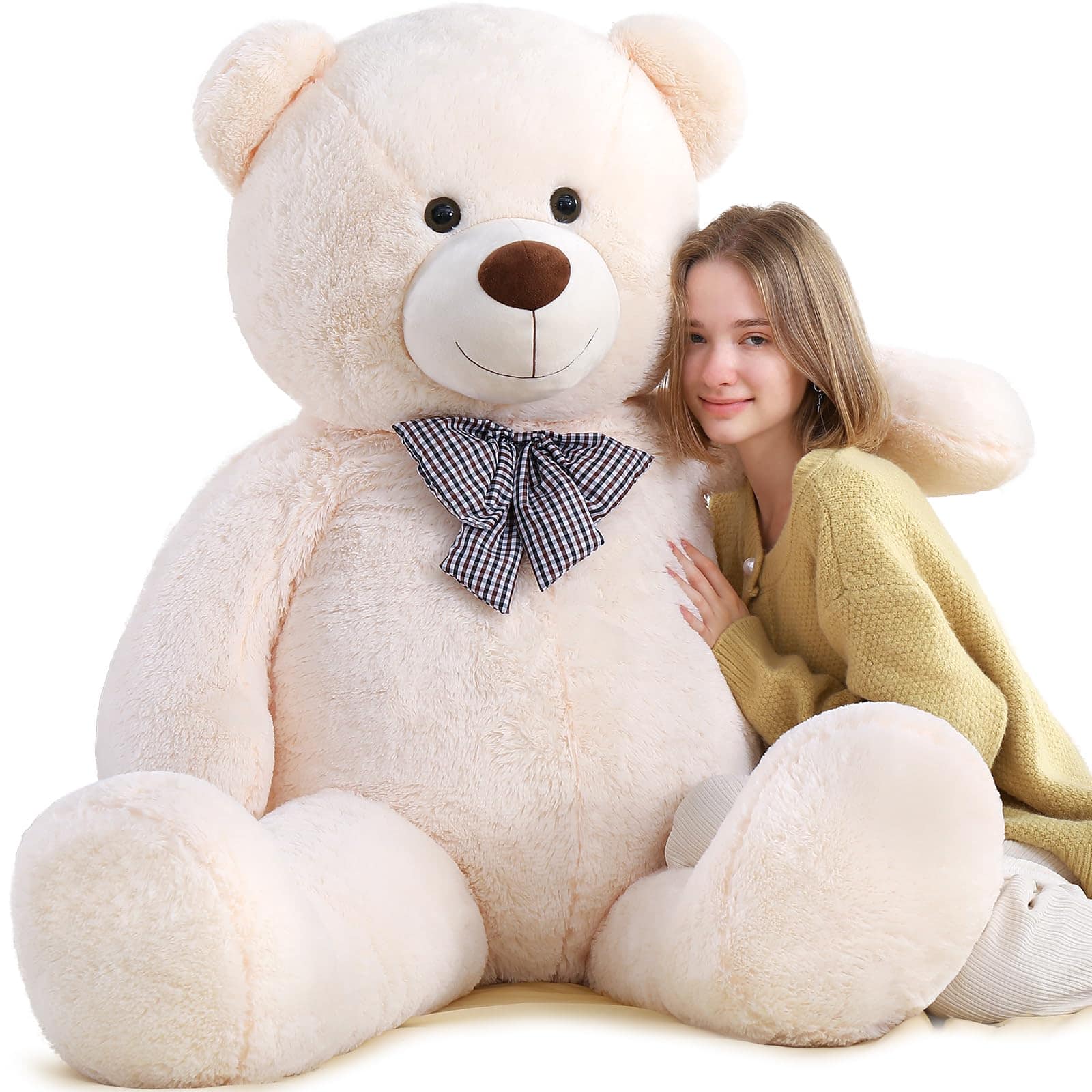 Peluche de Oso Gigante Toys Studio, Oso Blanco de 59
