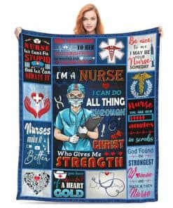 Manta Suave para Enfermeras - Regalos para Enfermeras,