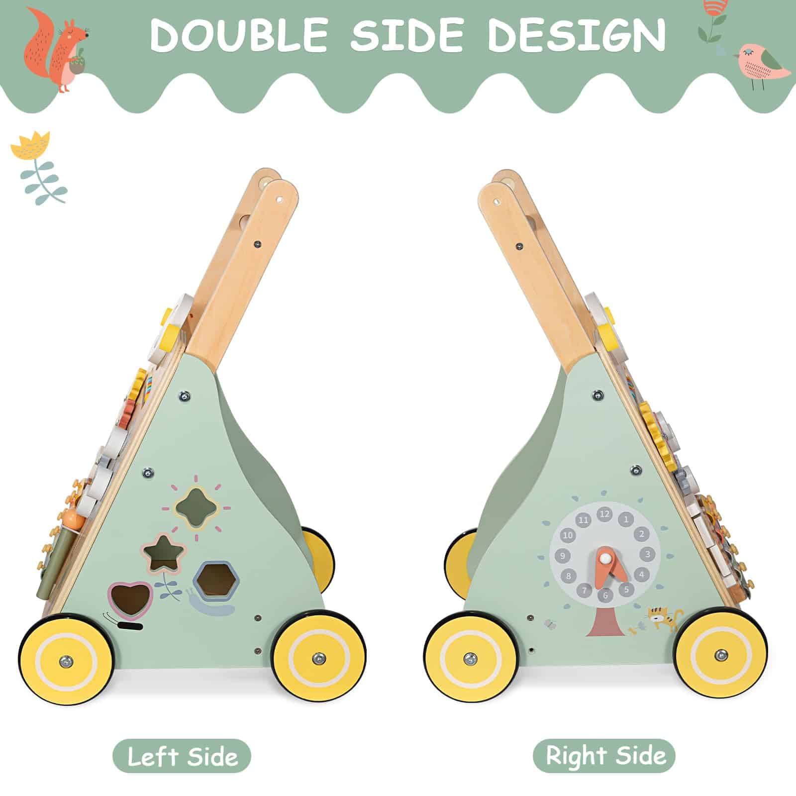 Andador de madera GiggleGems, Centro de actividades de - Imagen 5