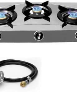 Estufa de Propano de 3 Quemadores - Cocina de Acero