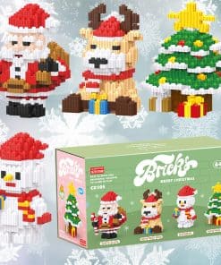 Bloques Apilables de Navidad Eqkasio Compatibles con Lego