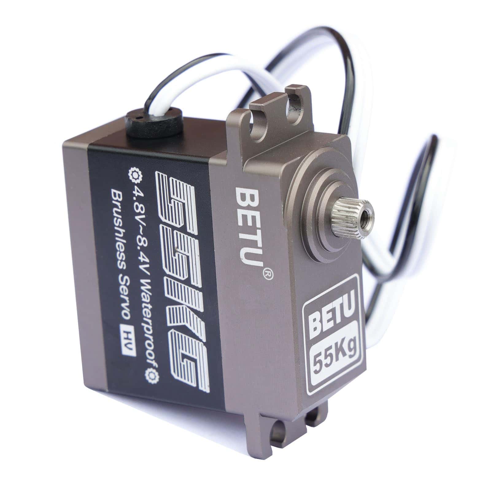 BETU 55kg Servo sin Escobillas, Servo Impermeable de Alta