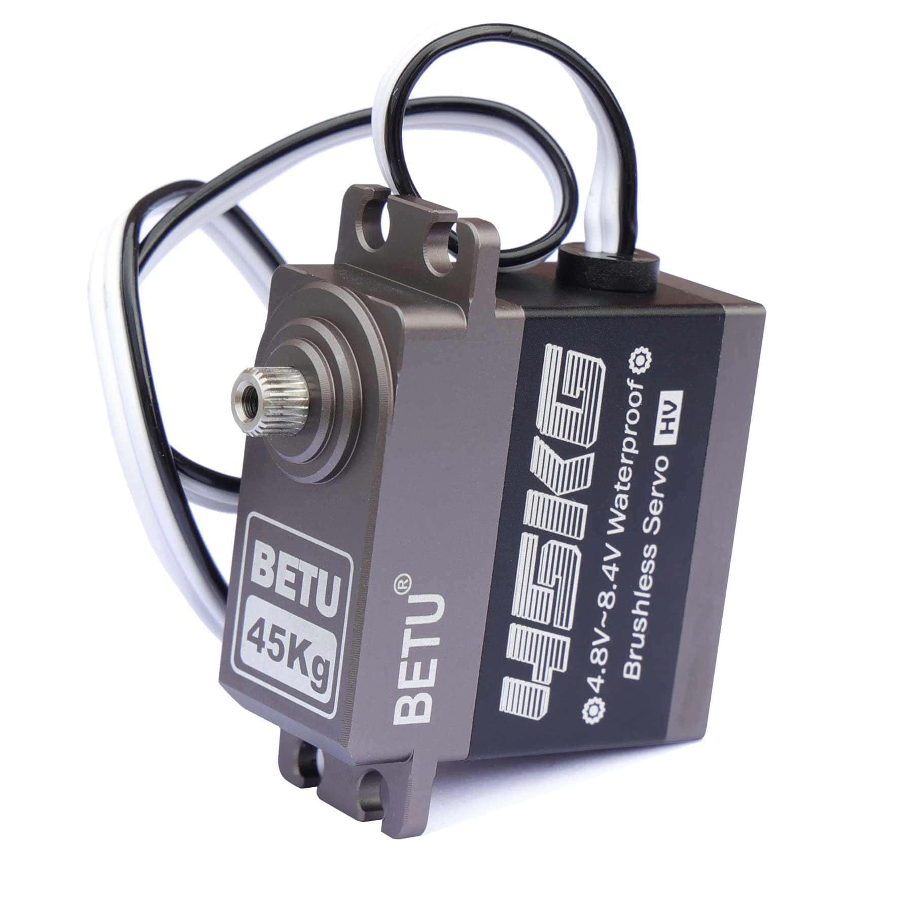 Servo Brushless BETU 45kg, Servo Impermeable, Servo RC