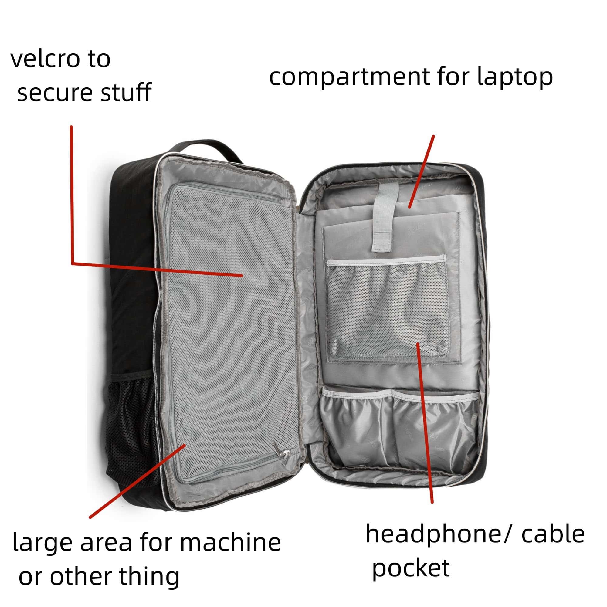 Mochila para DJ Rabjen para Actuaciones en Club, Estuche - Imagen 3