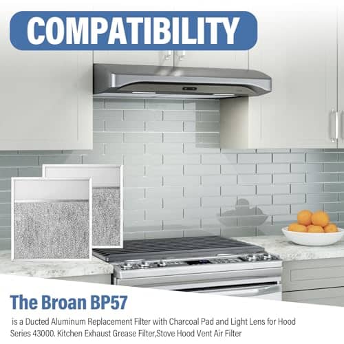 Filtro para campana extractora BP57 con lente de luz, para - Imagen 6