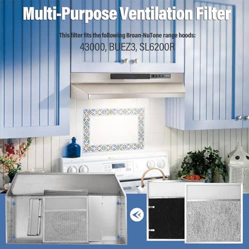 Filtro para campana extractora BP57 con lente de luz, para - Imagen 4