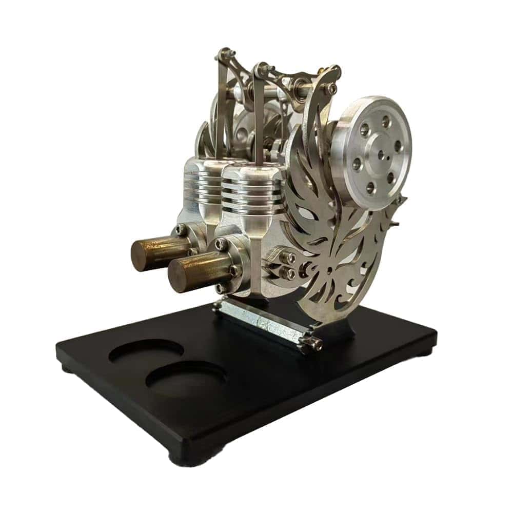 Motor Stirling de Generador de Energía Externa de Doble
