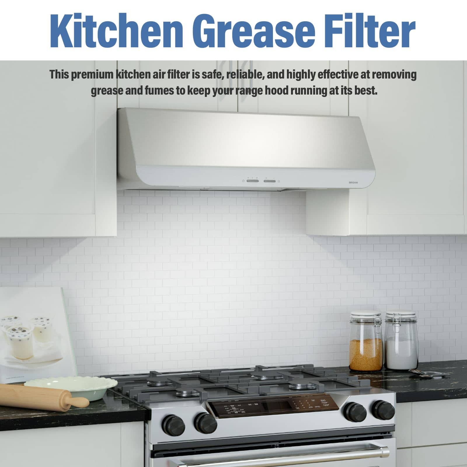 Filtro de Campana Extractora BP57 con Lente de Luz, para - Imagen 8