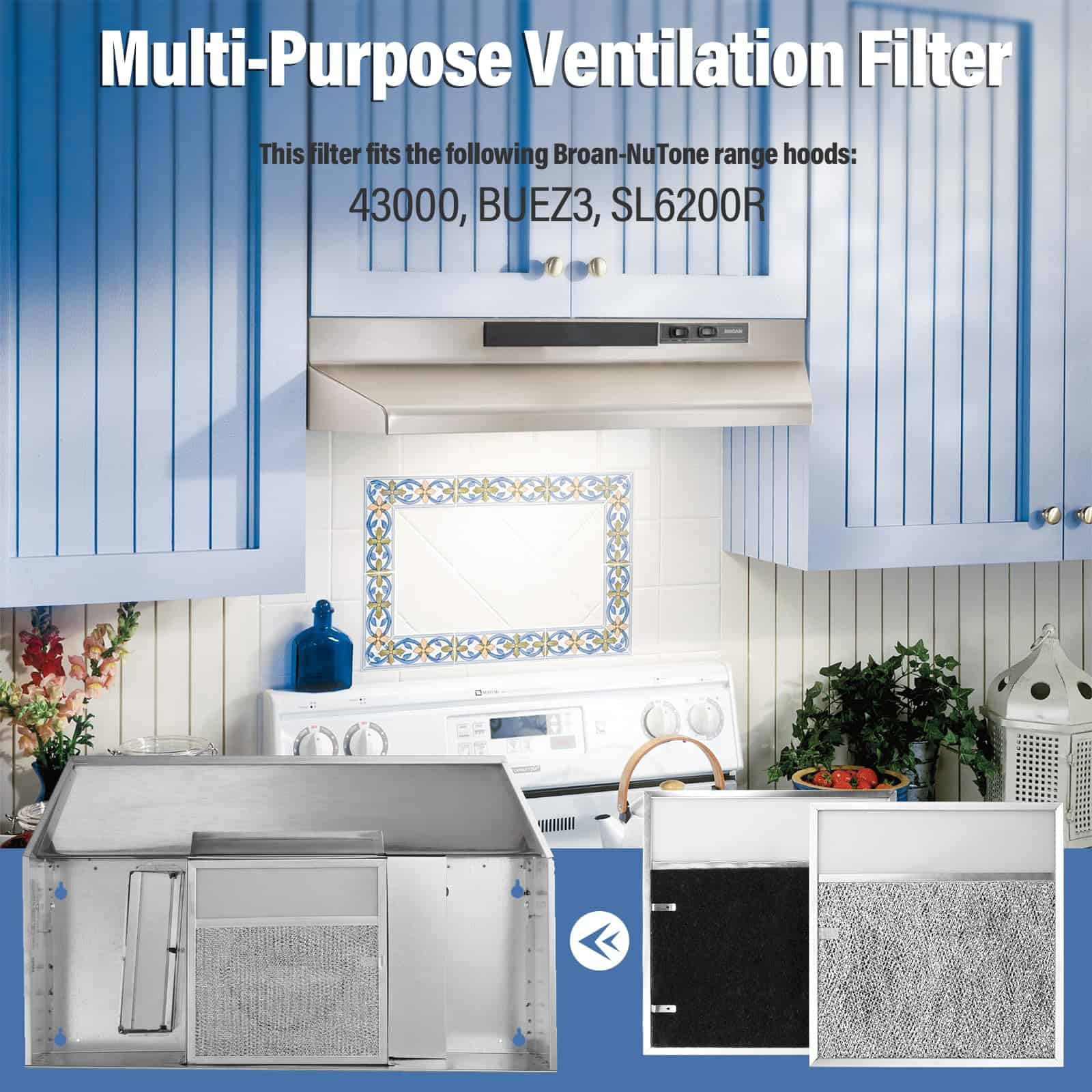 Filtro de Campana Extractora BP57 con Lente de Luz, para - Imagen 4