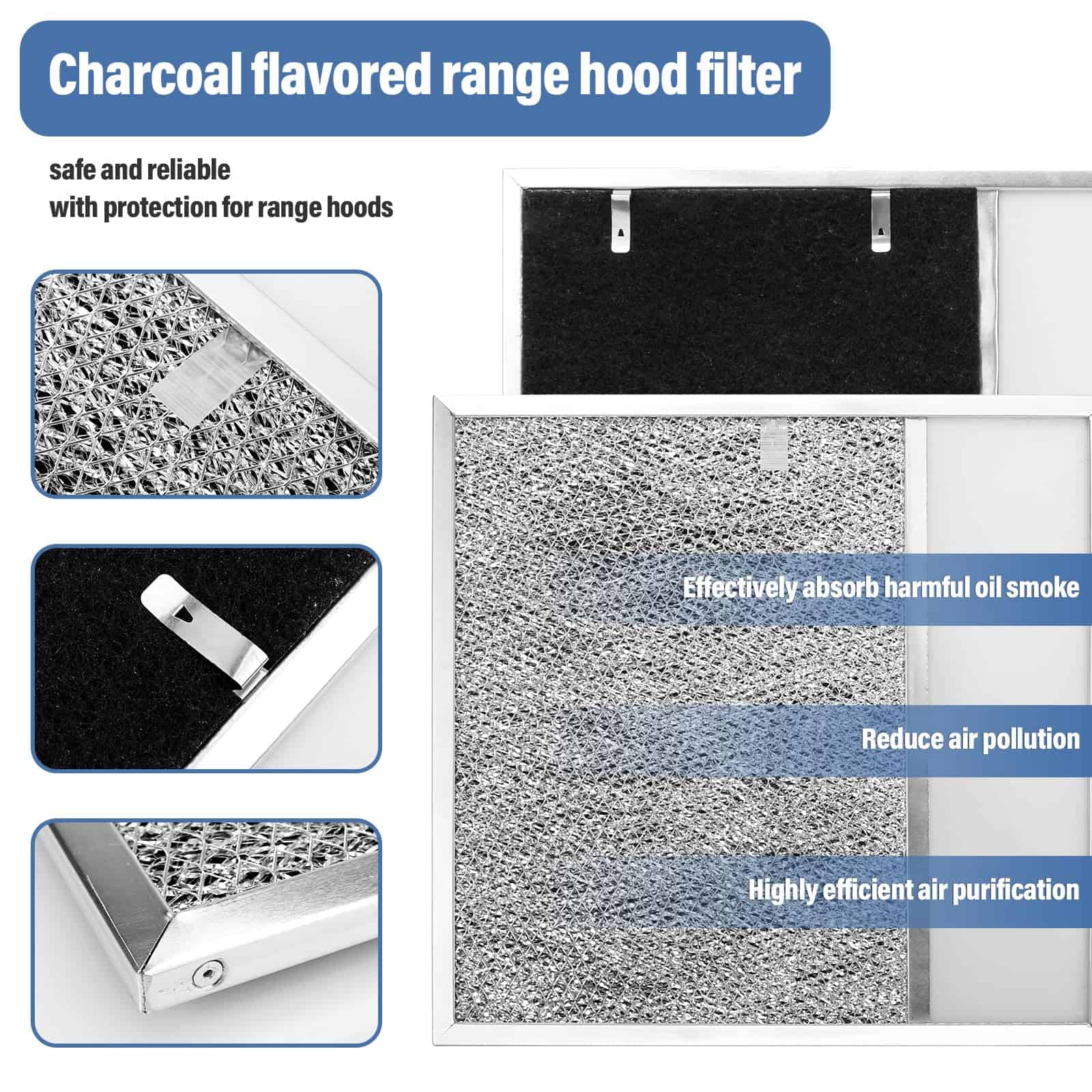 Filtro de Campana Extractora BP57 con Lente de Luz, para - Imagen 7