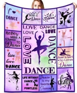 Manta de Baile Regalos Vida de Baile Manta de Franela para