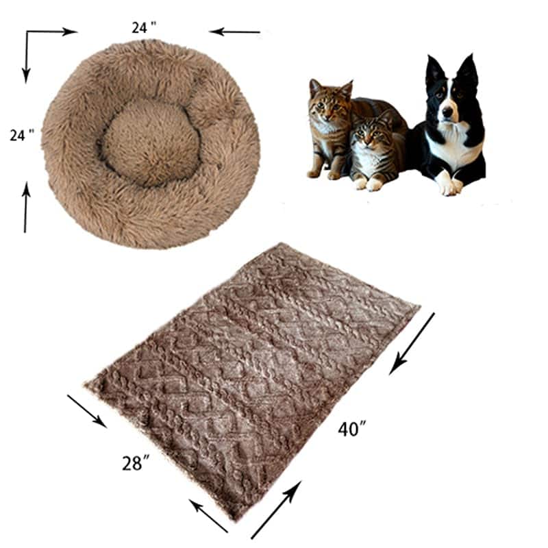 Conjunto de Cama para Gatos y Perros BleezeBlessz Calmante - Imagen 5