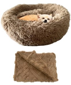 Conjunto de Cama para Gatos y Perros BleezeBlessz Calmante