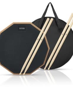 ENTYZE Snare Drum Practice Pad, Pad de -Negro