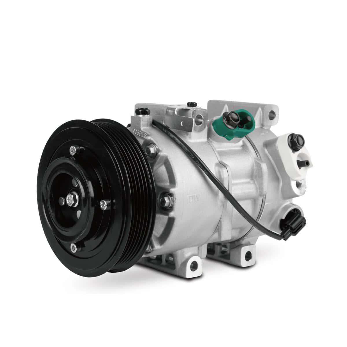 Compresor y embrague de aire acondicionado automotriz