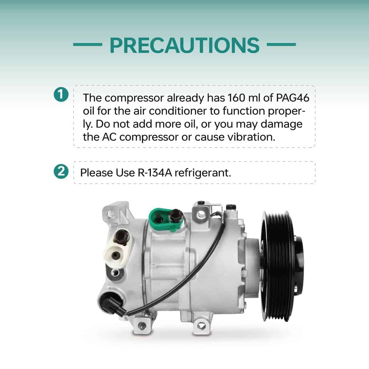 Compresor y embrague de aire acondicionado automotriz - Imagen 8