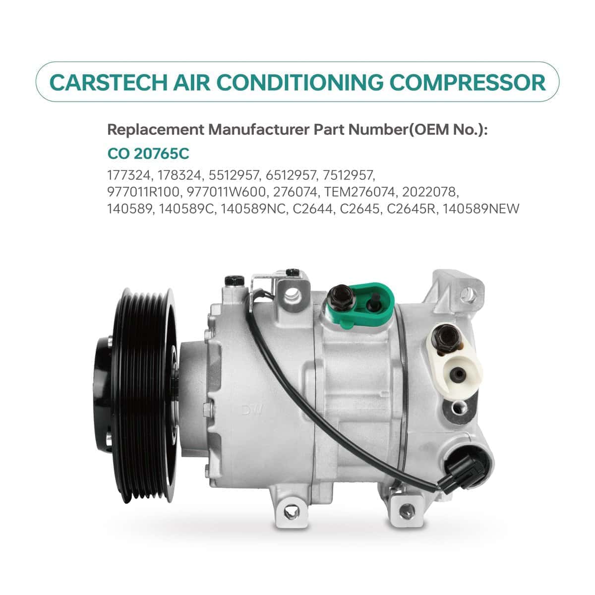 Compresor y embrague de aire acondicionado automotriz - Imagen 3