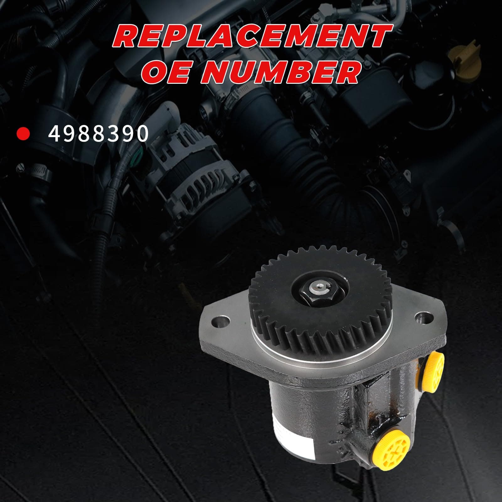 Bomba de dirección asistida Noptul, compatible con Cummins - Imagen 3