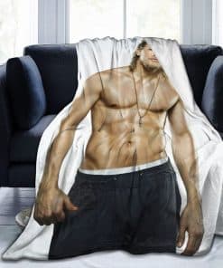 Manta Charlie Hunnam Suave y Cómoda para Cama Sofá Playa