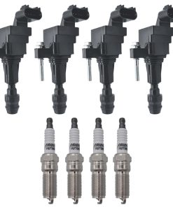 Paquete de 4 Bobinas de Encendido Autowxjq con Bujía de