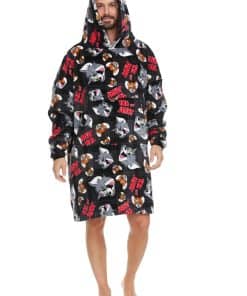 Manta con capucha COCO BRANDS Tom and Jerry, Extra grande,