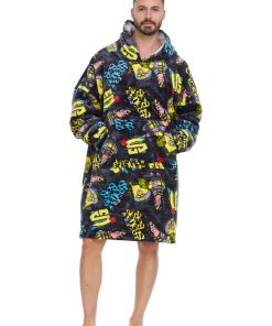 Manta con Capucha COCO BRANDS SpongeBob, Talla Única, Forro