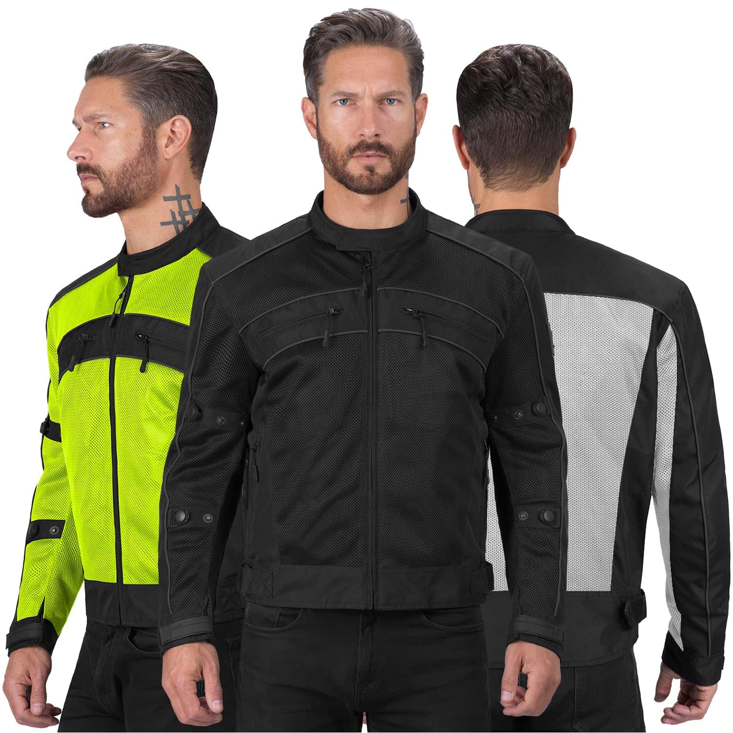 Chaqueta de malla Nomad para motocicleta para hombre