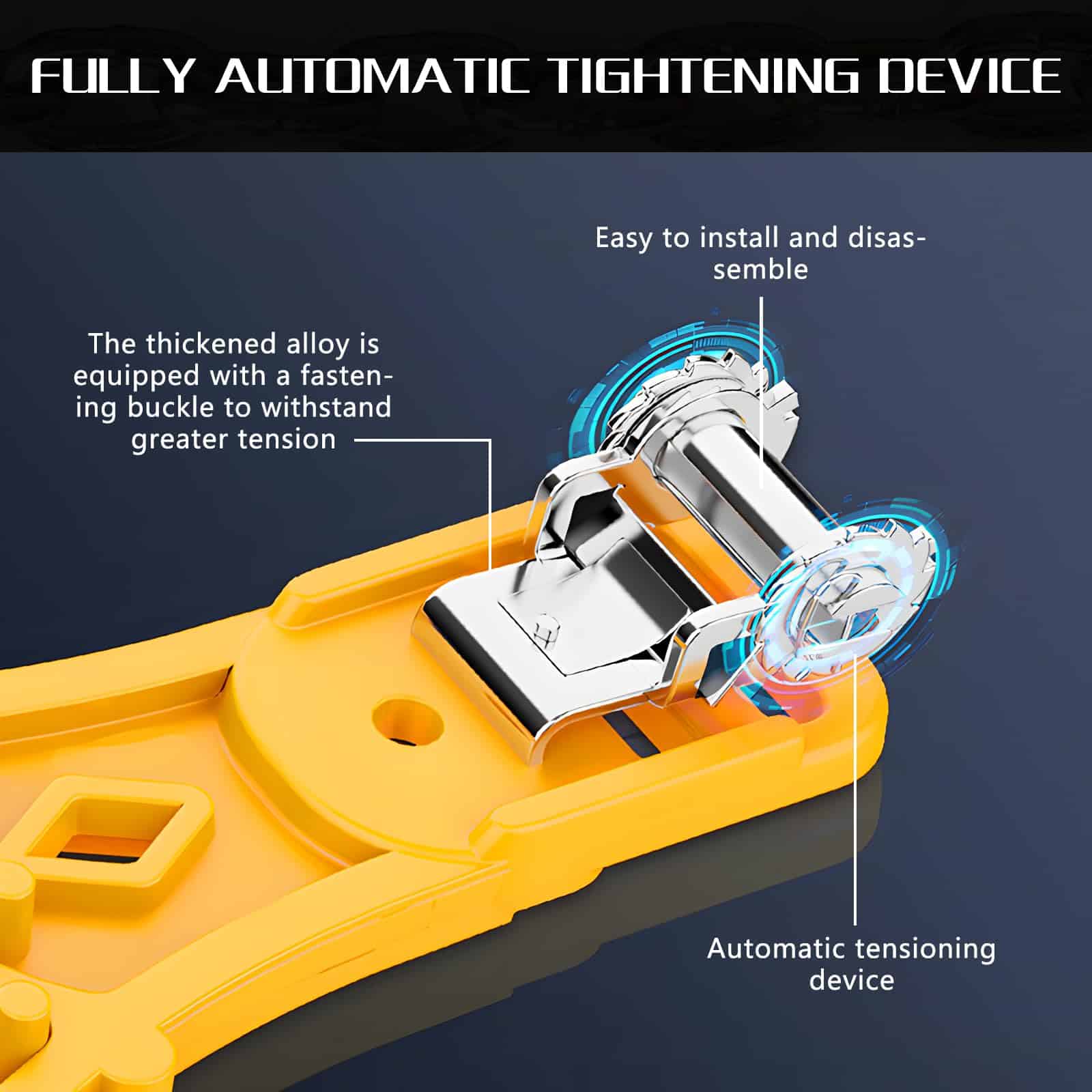 Cadenas de Nieve misiLin Actualizadas para Coche, 8 Paquete - Imagen 5