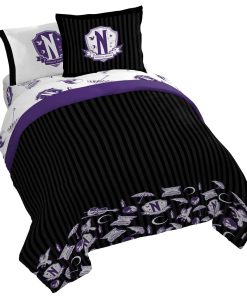 Juego de edredón Jay Franco Wednesday Addams Queen -