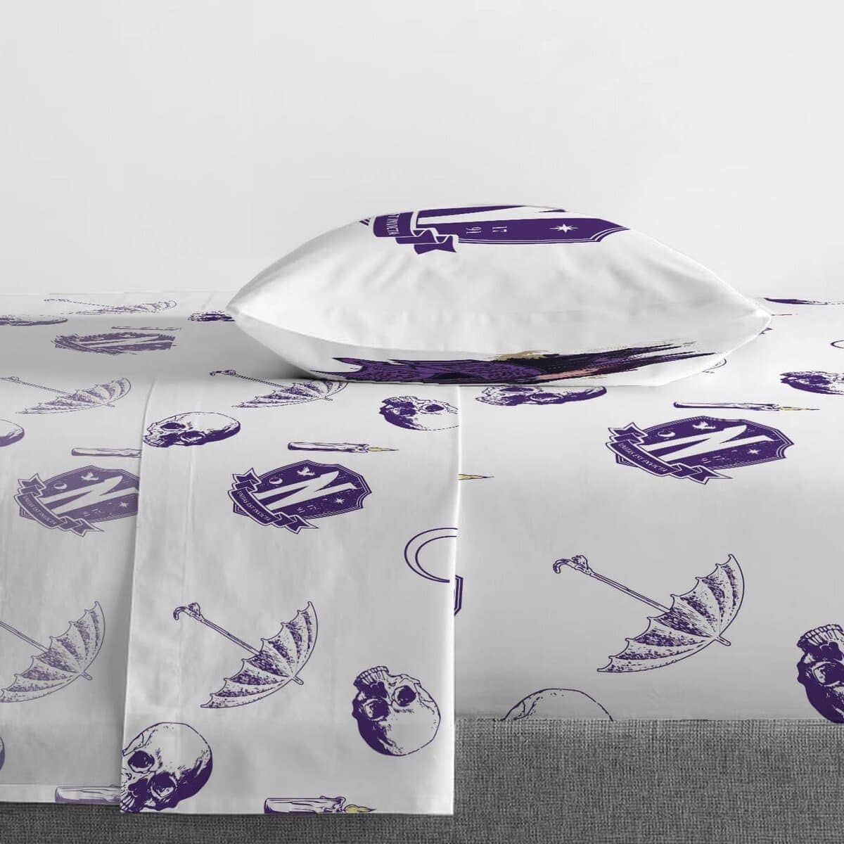 Set de Edredón Gemelo Jay Franco Wednesday Addams - Juego - Imagen 5