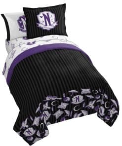 Jay Franco Juego de Edredón Completo de Wednesday Addams -