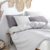 Juego de Funda nórdica Queen Via Bianco Life, Gris Claro 5