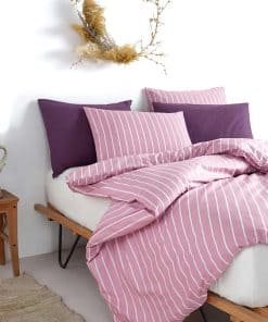 Juego de Funda nórdica Via Bianco Life Tamaño King, Rosa 5