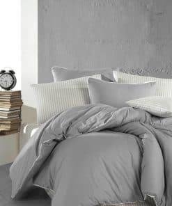 Juego de Funda de Edredón via bianco Plaist tamaño Queen, 3