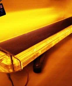 Barra de Luz Ámbar Amarillo 55" 104W COB Light Box, Luz de