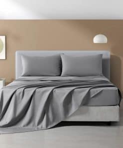 Juego de sábanas de bolsillo profundo NookZuzu de 4 piezas,