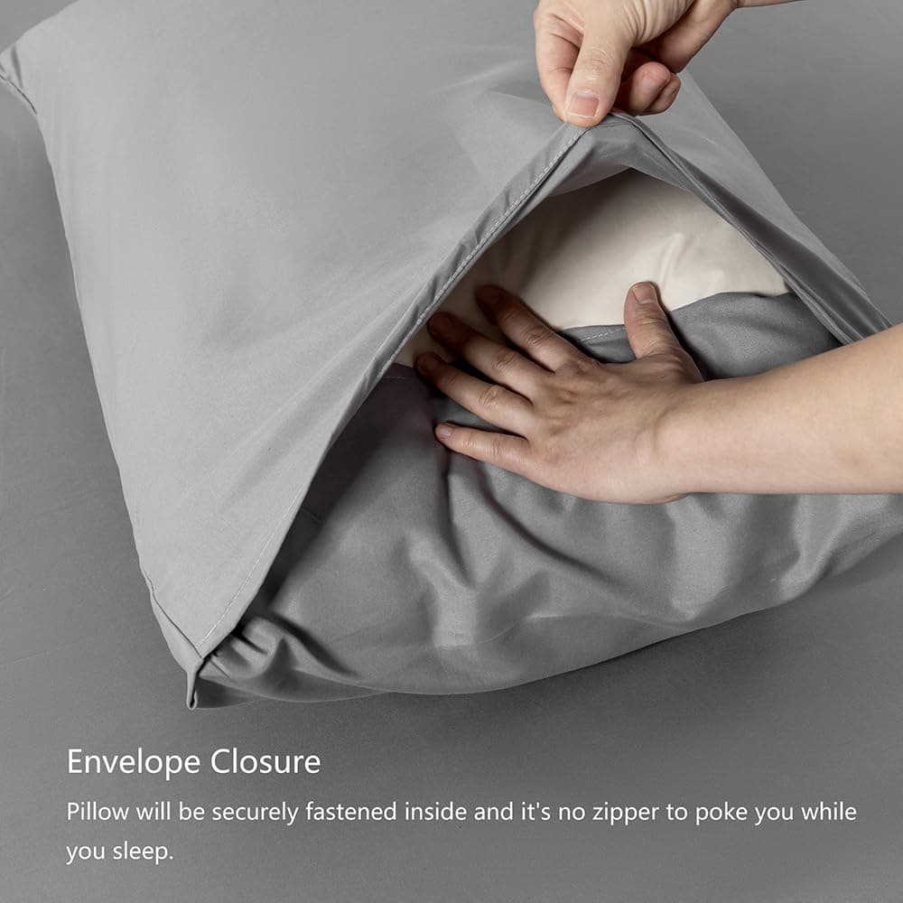 Juego de sábanas de bolsillo profundo NookZuzu de 4 piezas, - Imagen 5