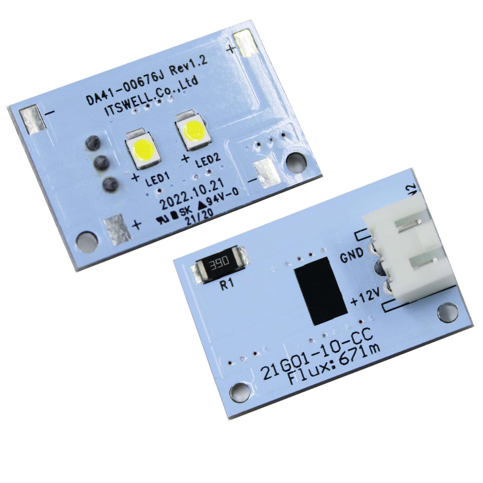 Placa de luz LED de refrigerador Gteana DA41-00676J
