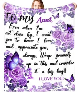 Manta de Amor para Mi Tía de su Sobrina/Sobrino Regalos