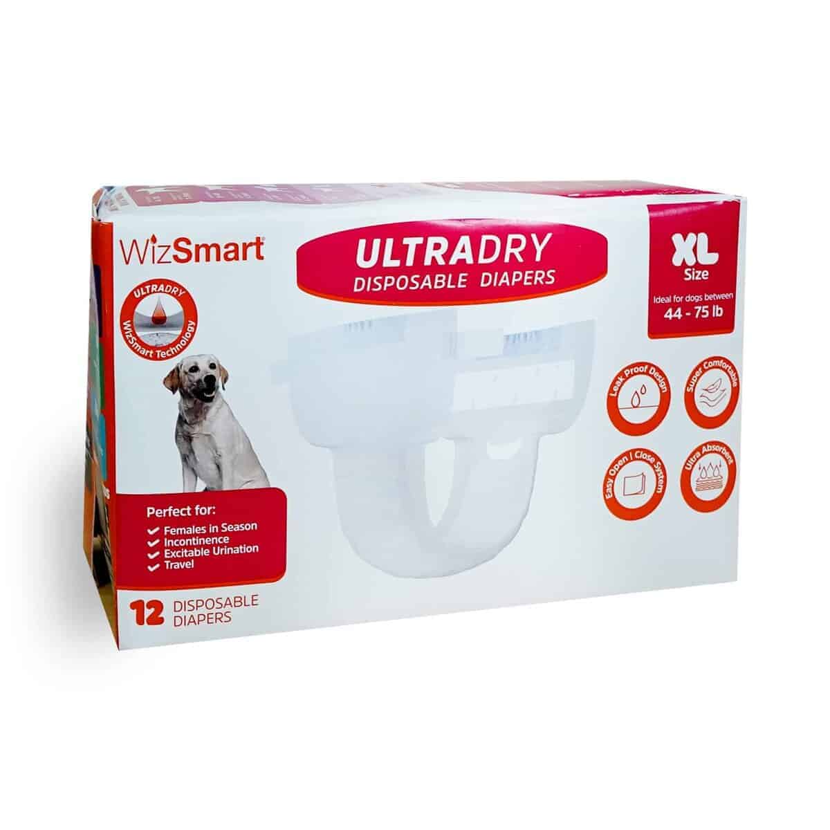 Pañales Desechables UltraDry para Perros WizSmart | Pañales - Imagen 3