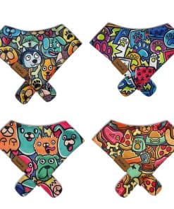 Bobi x Kuki - Paquete de 4 Diseños de Doodles - Bandana