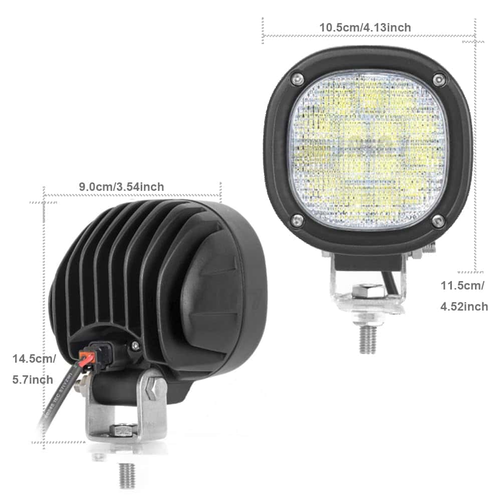 Lámpara de trabajo auxiliar LED JALN7 de 4 pulgadas de - Imagen 4