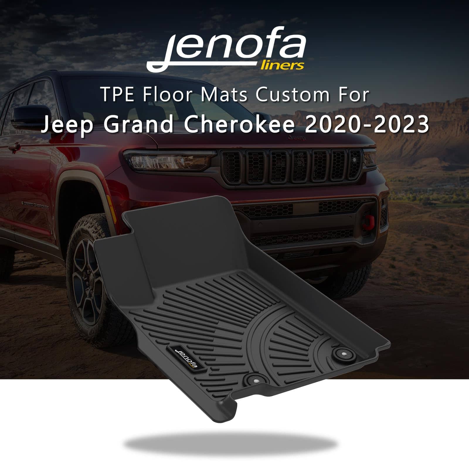 Tapetes Jenofa para Jeep Grand Cherokee 2022-2024 (No Jeep - Imagen 3