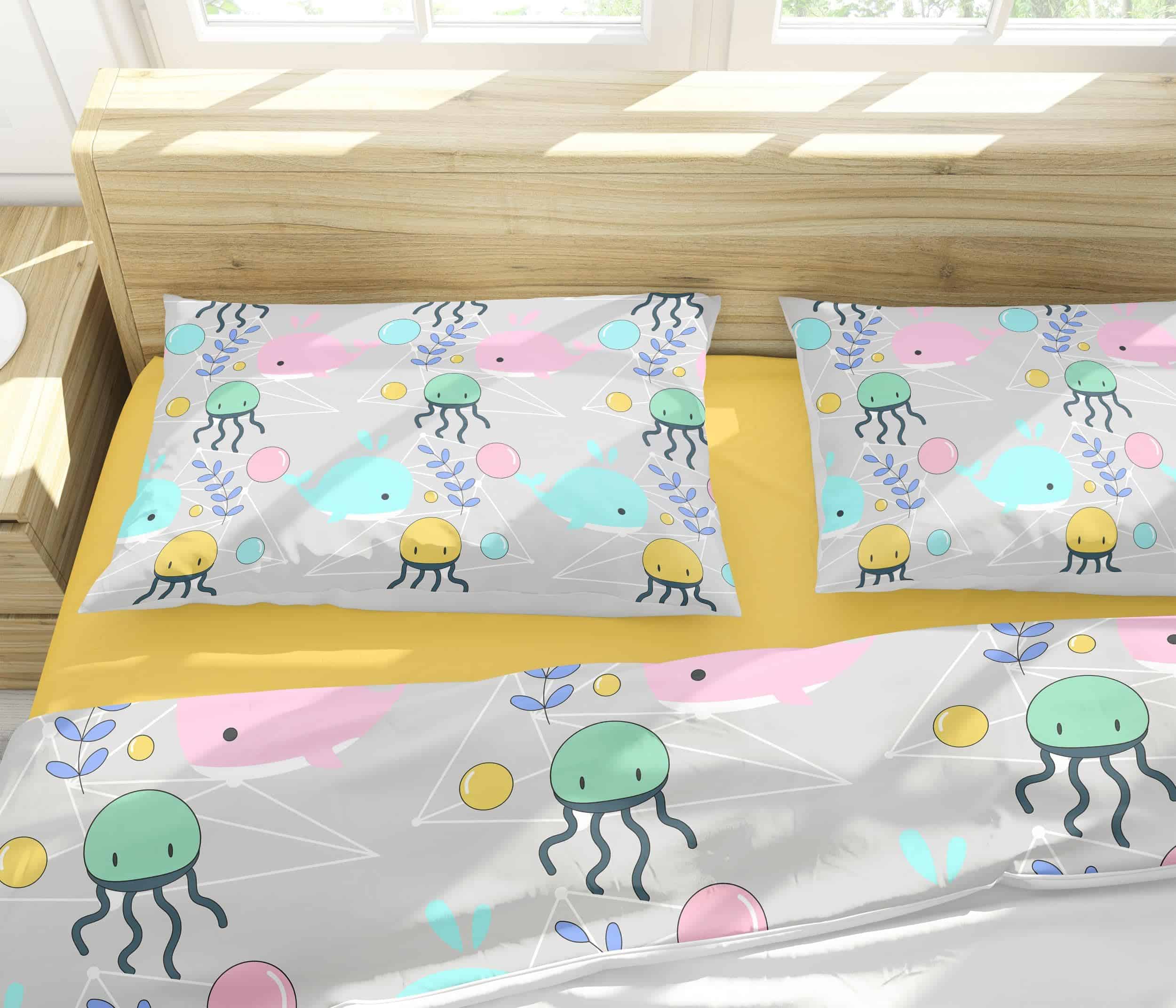 Juego de Funda Nórdica para Niños con Estampado de Dibujos - Imagen 5