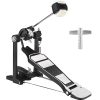 Pedal de Batería Negro de Aleación de Aluminio para Rack de