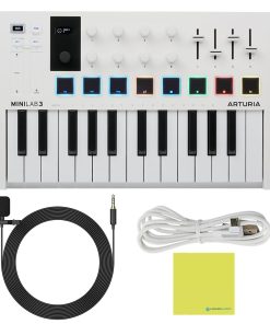 Teclado controlador MIDI Arturia MiniLab 3, Micrófono