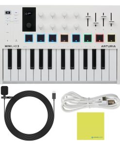 Controlador de teclado híbrido Arturia MiniLab 3 Mini,