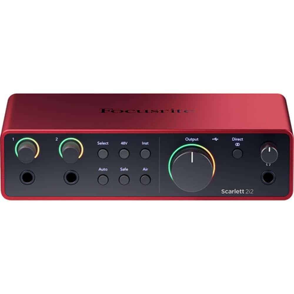 Interfaz de Audio Focusrite Scarlett 2i2 USB-C (4ta - Imagen 3