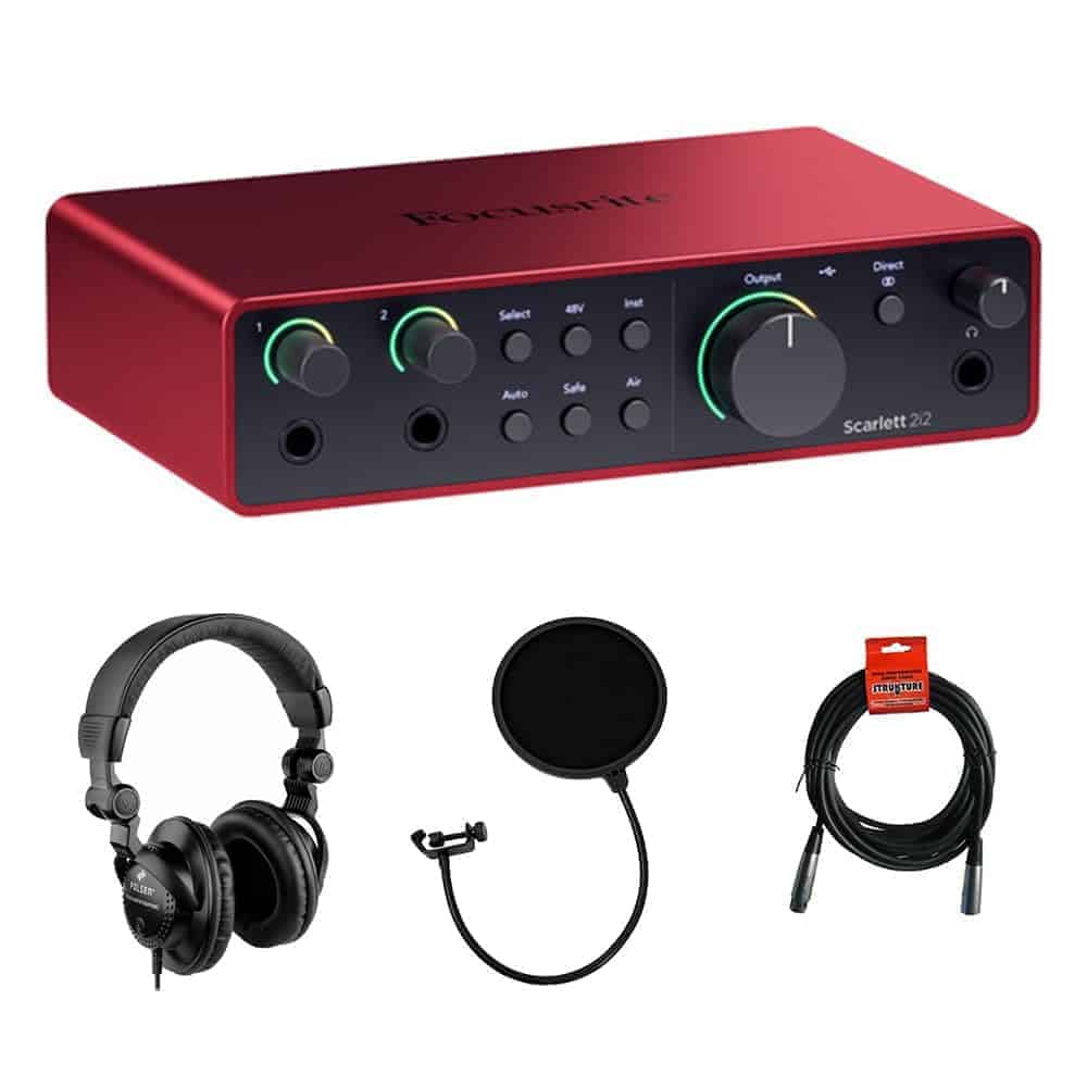 Interfaz de Audio Focusrite Scarlett 2i2 USB-C (4ta